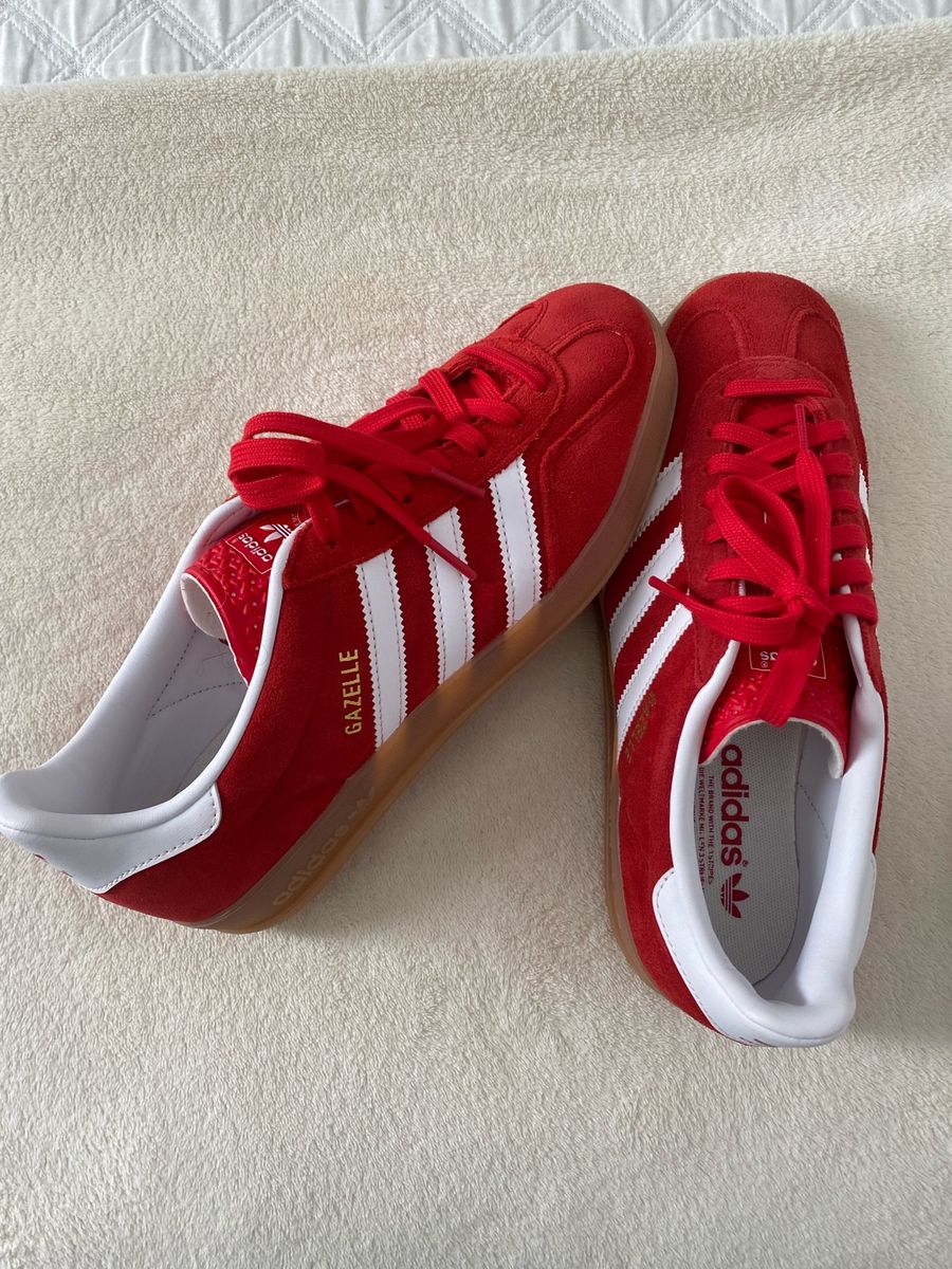 Adidas Gazelle Vermelho | Adidas Nunca Usado 104954790 | enjoei