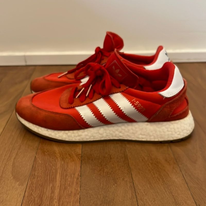 Adidas Iniki Vermelho Adidas Usado 89772213 enjoei