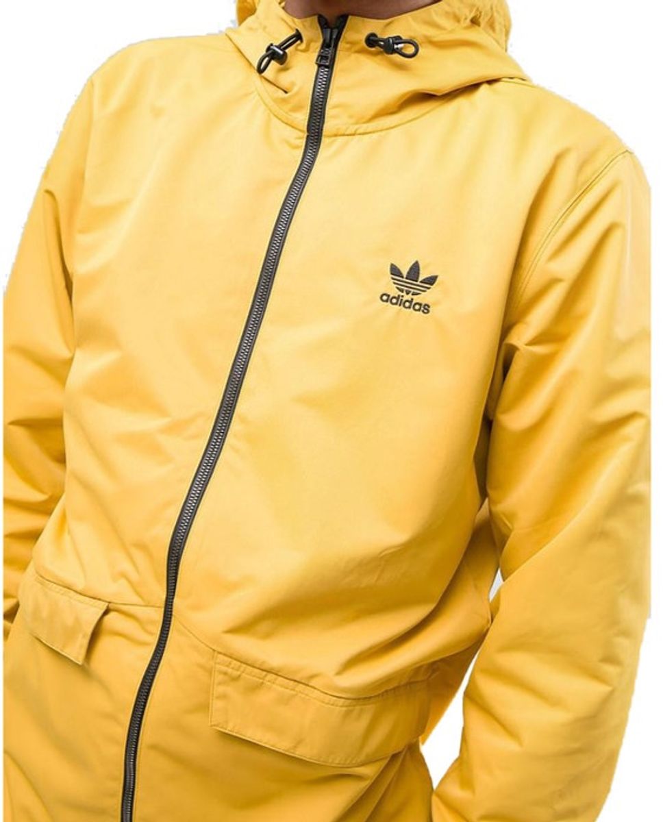 jaqueta adidas amarela