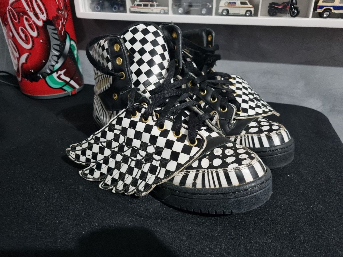 Adidas Jeremy Scott Rings Asas T nis Masculino Adidas Usado