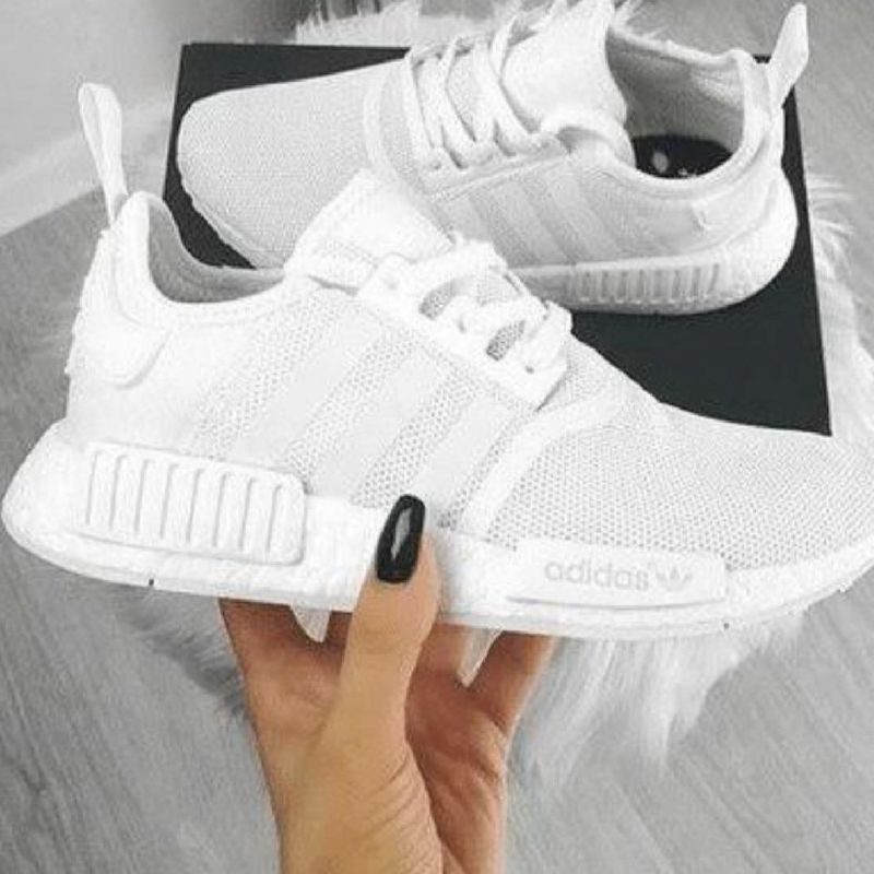 Nmd best sale todo branco