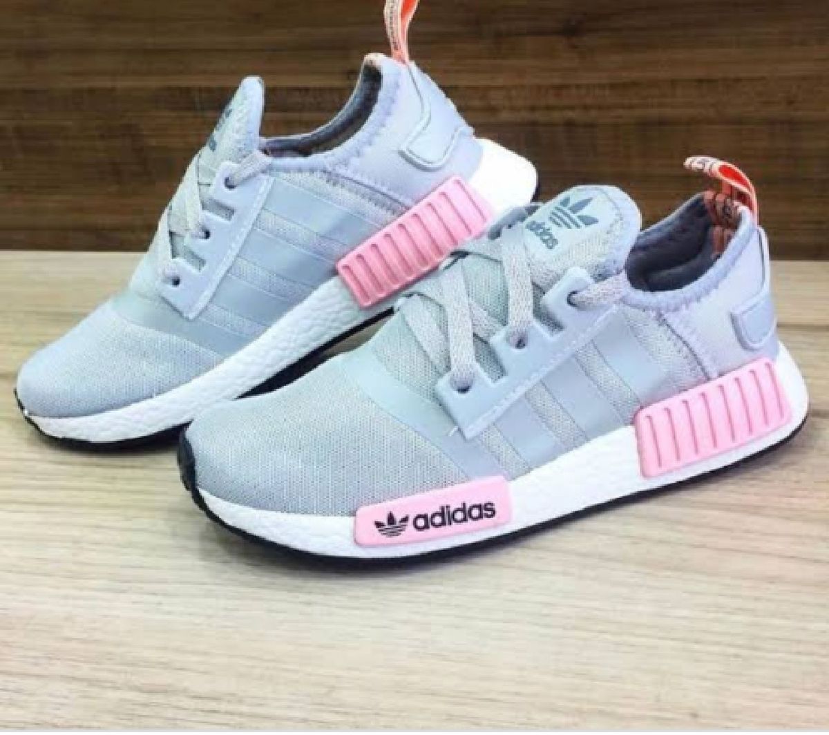 nmd rosa e cinza