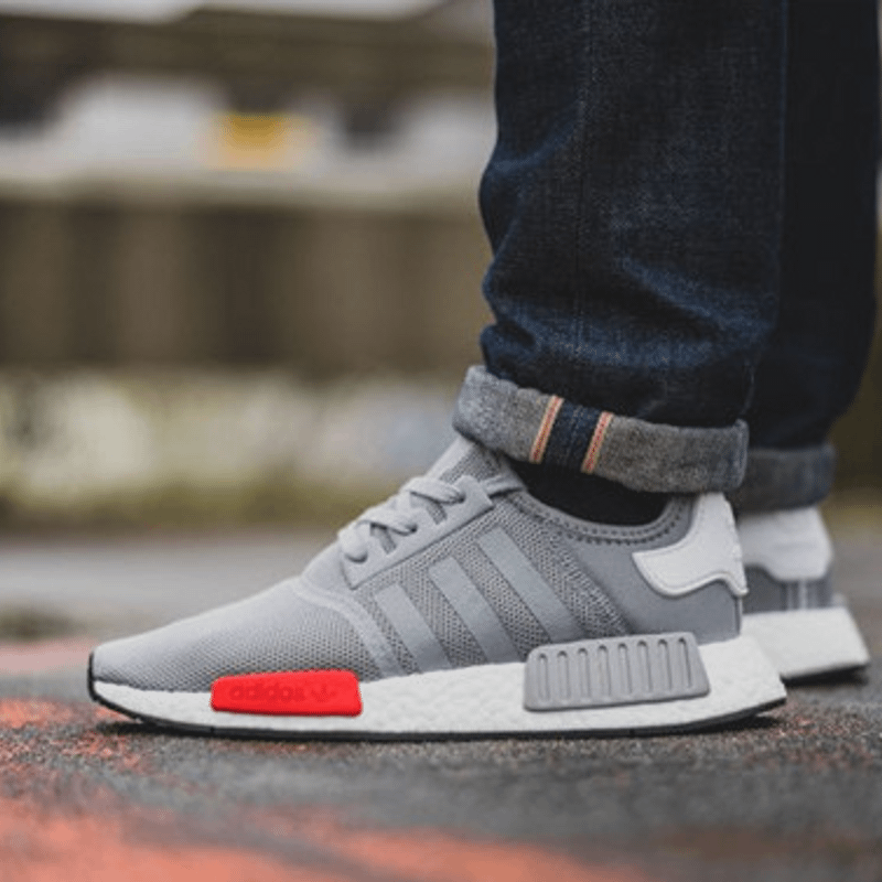 Adidas nmd 2025 cinza e vermelho