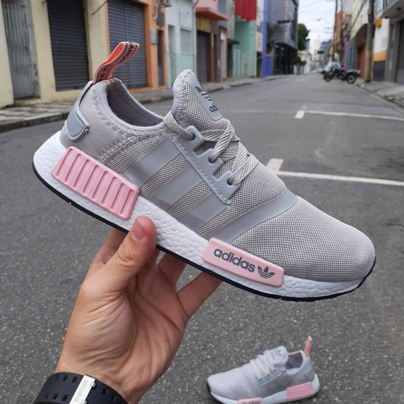 Adidas Nmd Cinza Rosa 35. | Tênis Feminino Adidas By Stella Mccartney Nunca  Usado 38230840 | enjoei