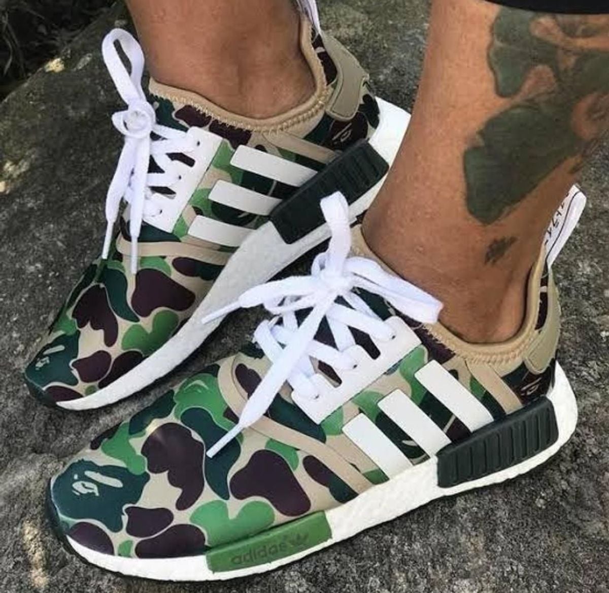 tênis da adidas camuflado