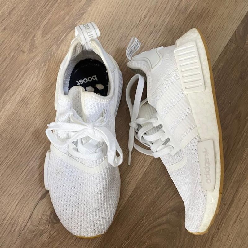 Marca Adidas Tenis Nmd Feminino Branco Tênis Adidas NMD_R1 Branco HP2360