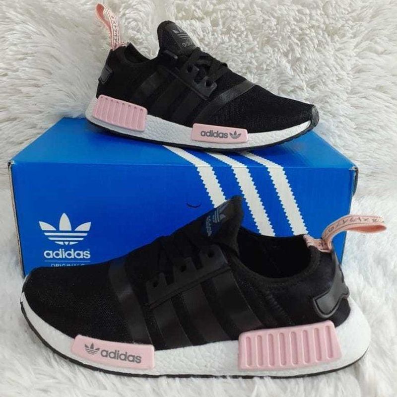 Tênis Adidas Nmd Branco e Rosa Envio Imediato!!