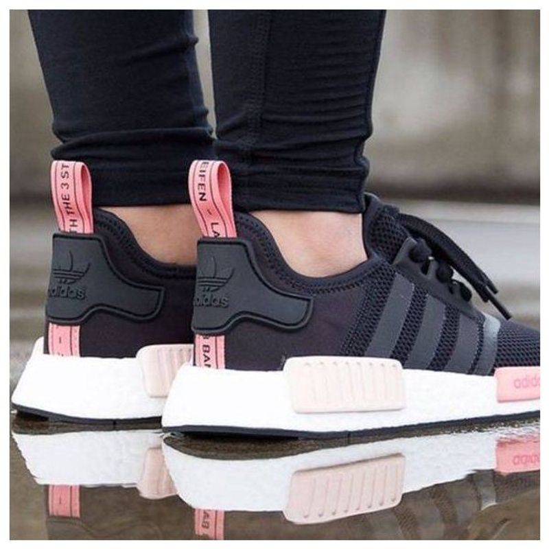 Adidas nmd r1 preto e rosa hotsell