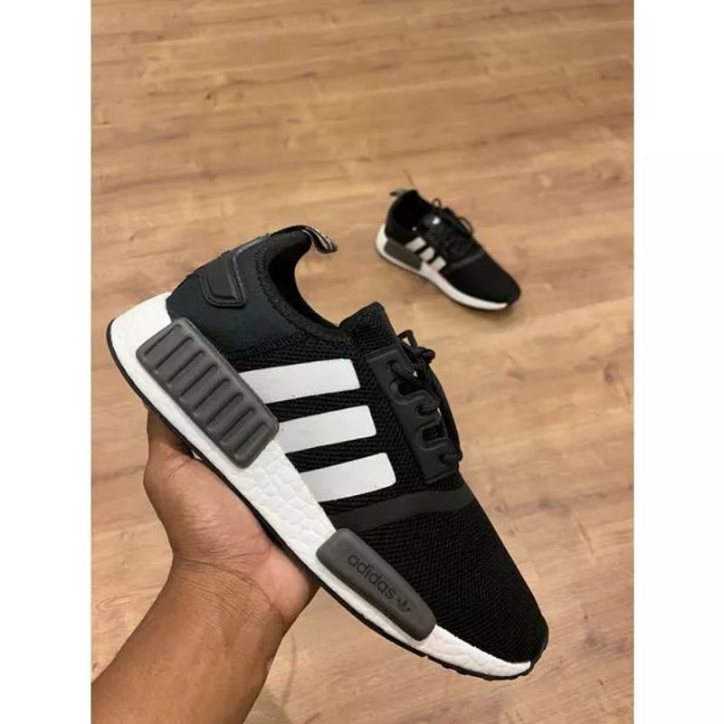 Adidas Nmd R1 Preto Sola Branca | Tênis Masculino Adidas Nunca Usado  95838888 | enjoei