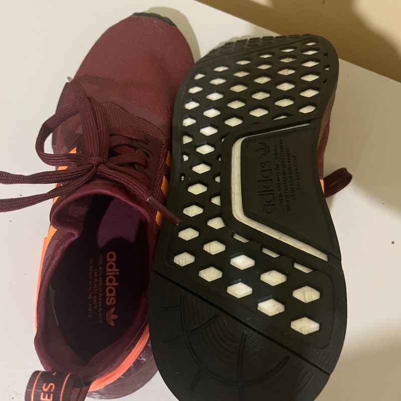 Sneakers Adidas Adidas Nmd Strisce Bordeaux Sneaker Adidas Nmd R2