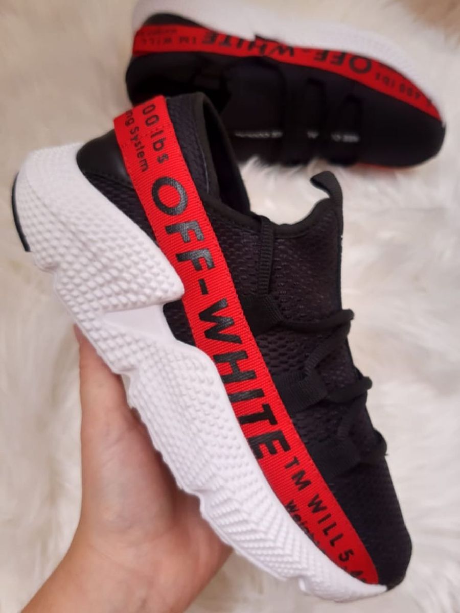 Adidas off deals white vermelho