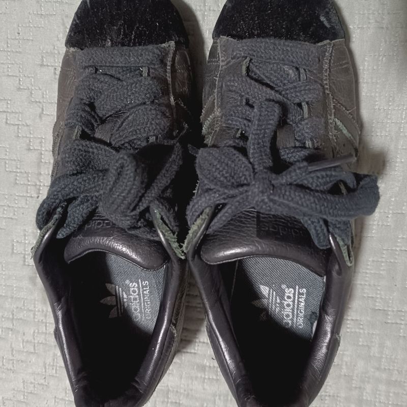Adidas Original Superstar Preto Camura | Adidas Usado 103253115 | enjoei