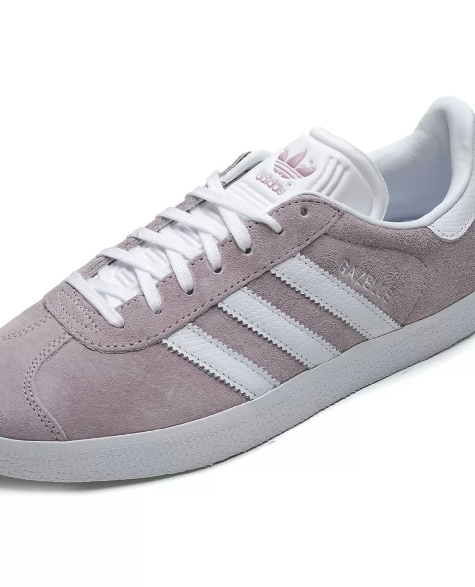 Tênis couro adidas shop originals gazelle cinza