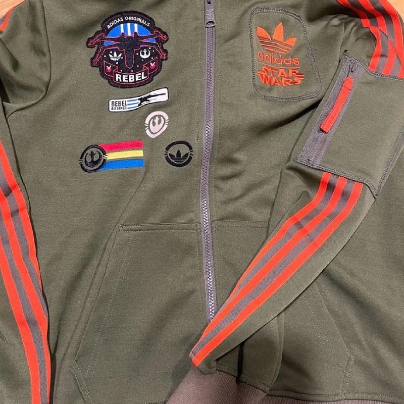 Adidas Originals Star Wars X Wing Hoodie Military Jacket Casaco Feminino Adidas Usado 85078290 enjoei