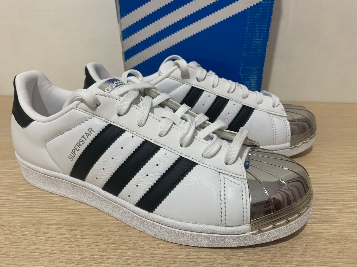 Adidas original superstar hot sale metal toe deepblue