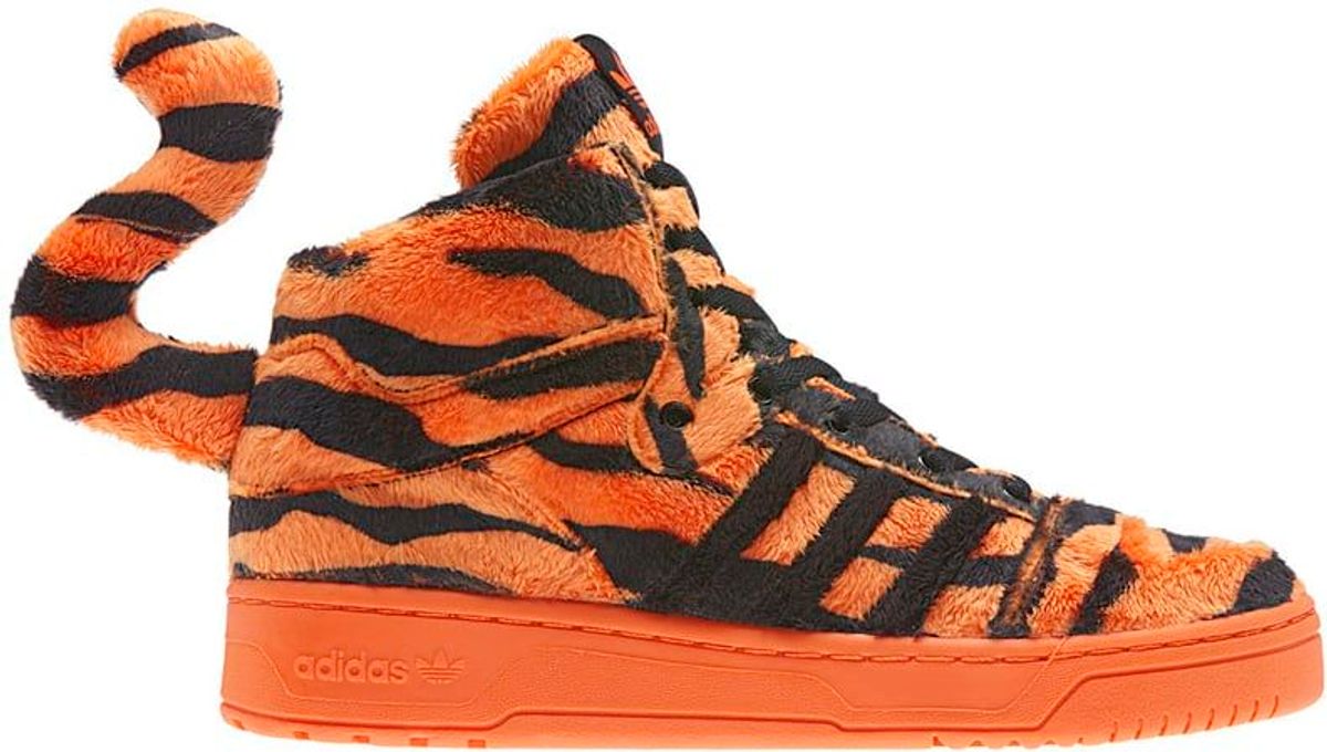 Adidas jeremy scott marron hot sale femme