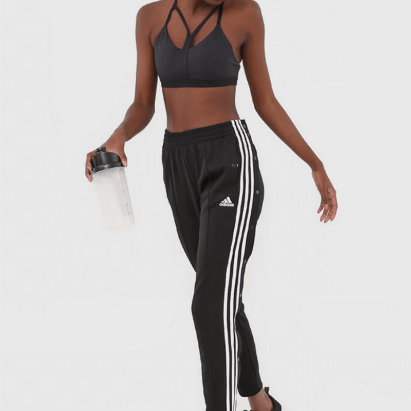 Calça adidas store botões laterais feminina