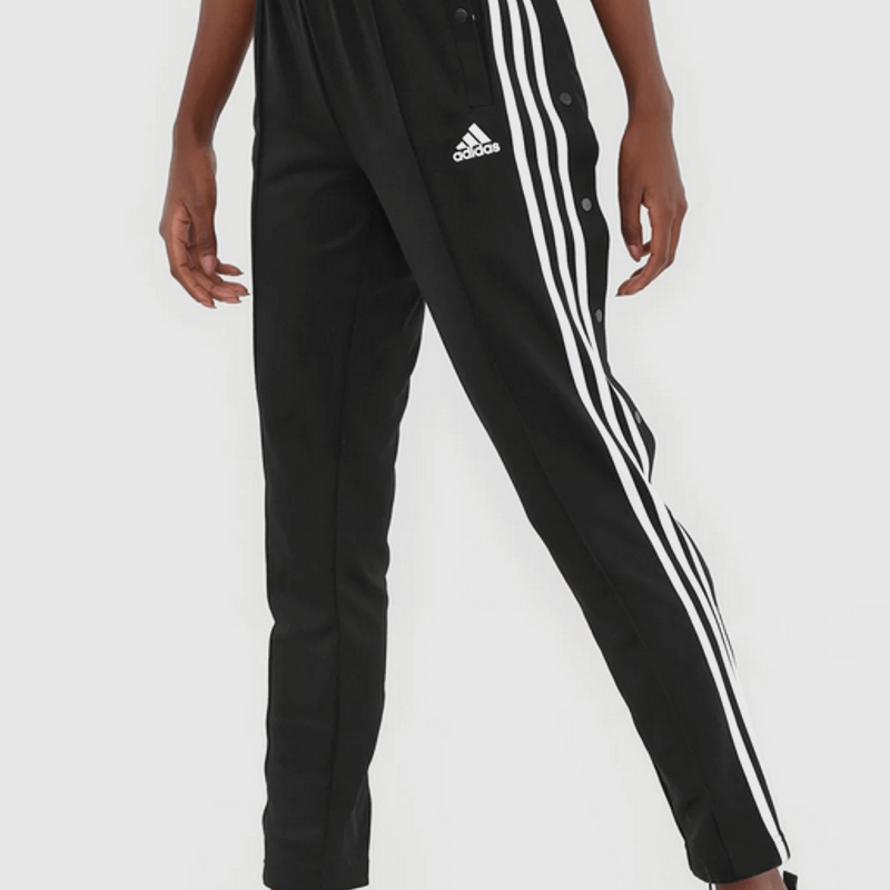 Calça adidas best sale botões laterais feminina