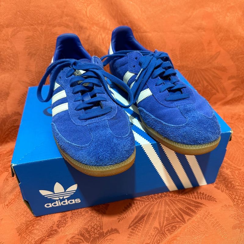 Adidas samba og azul hot sale