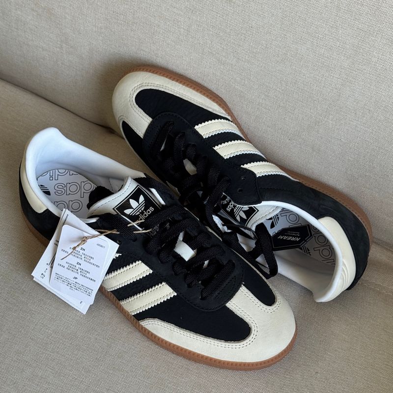Adidas Samba Og Core Black Wonder White Silver Metallic | Adidas Nunca  Usado 128871758 | enjoei