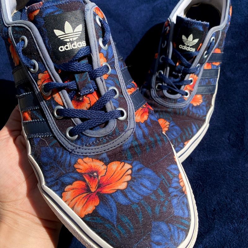 Adidas Skateboarding Adi Ease Indigo Floral Original Tenis Masculino Adidas Usado 98882970 enjoei