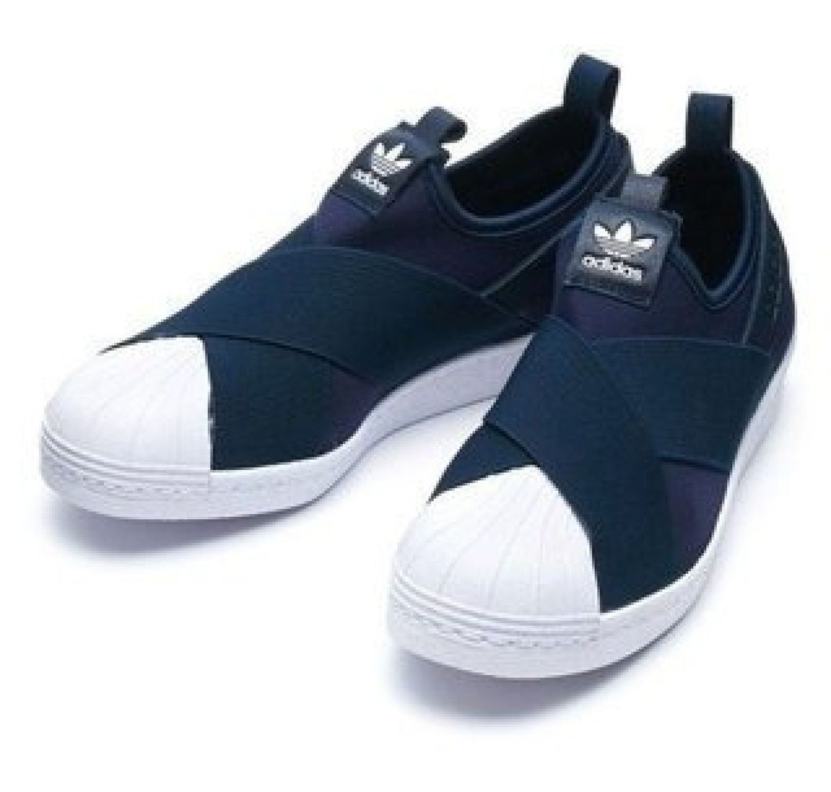 adidas slip on azul