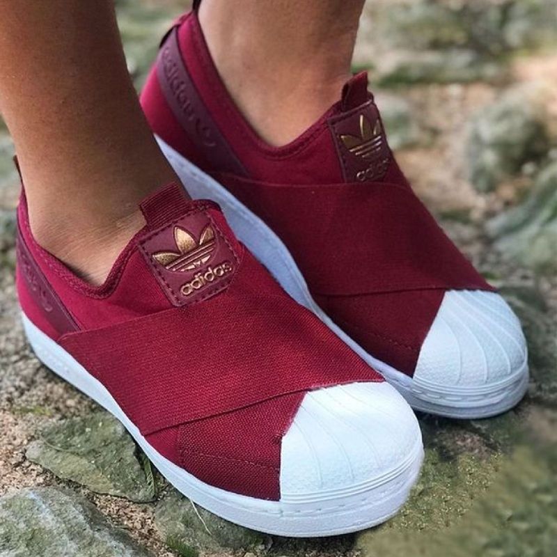 Slip on 2024 adidas vinho