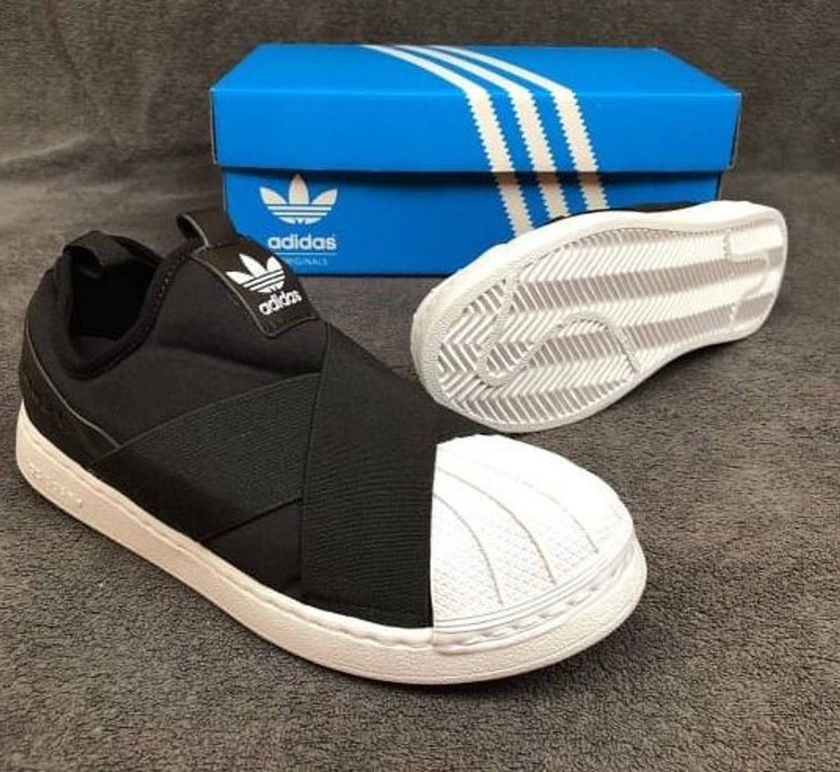 tenis slip on adidas