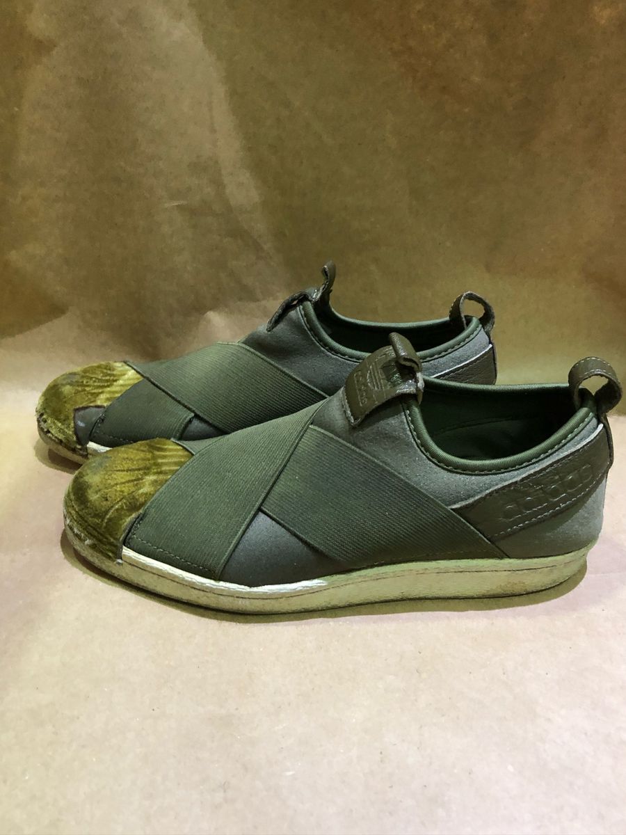 Tenis verde militar feminino 2024 adidas