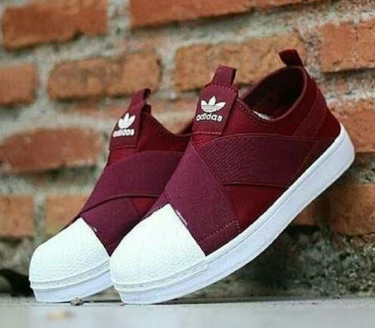 tênis adidas superstar slip on classic feminino