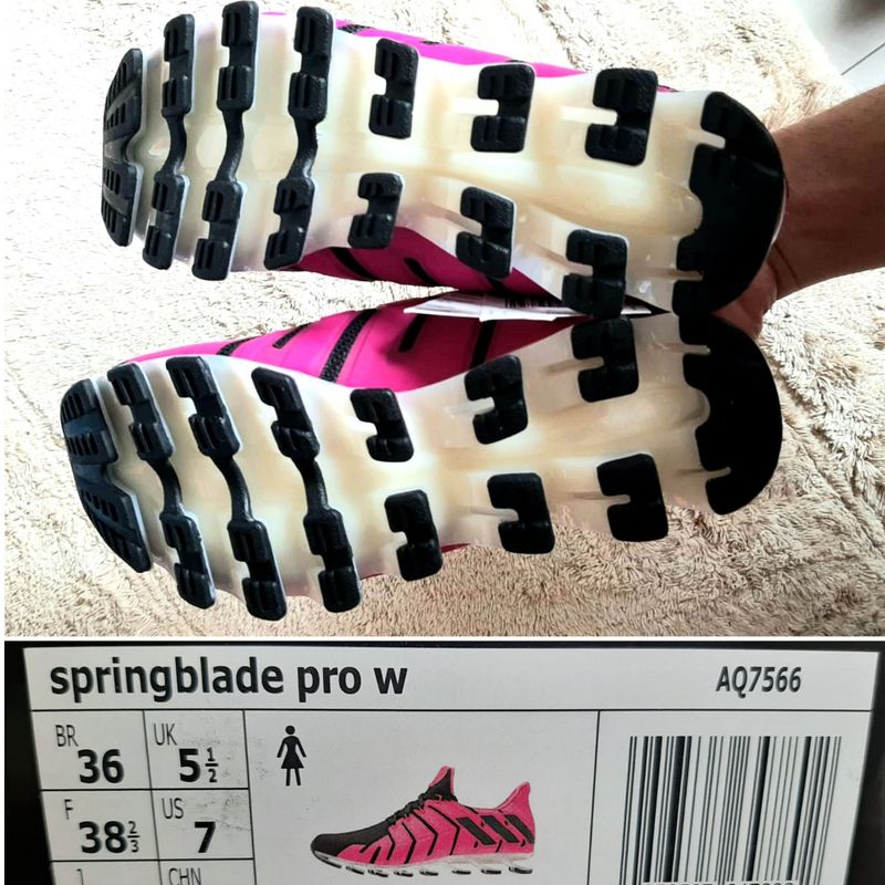 Adidas Novo e Original Springblade Pro Pink 36 T nis Feminino Adidas Nunca Usado 78428852 enjoei