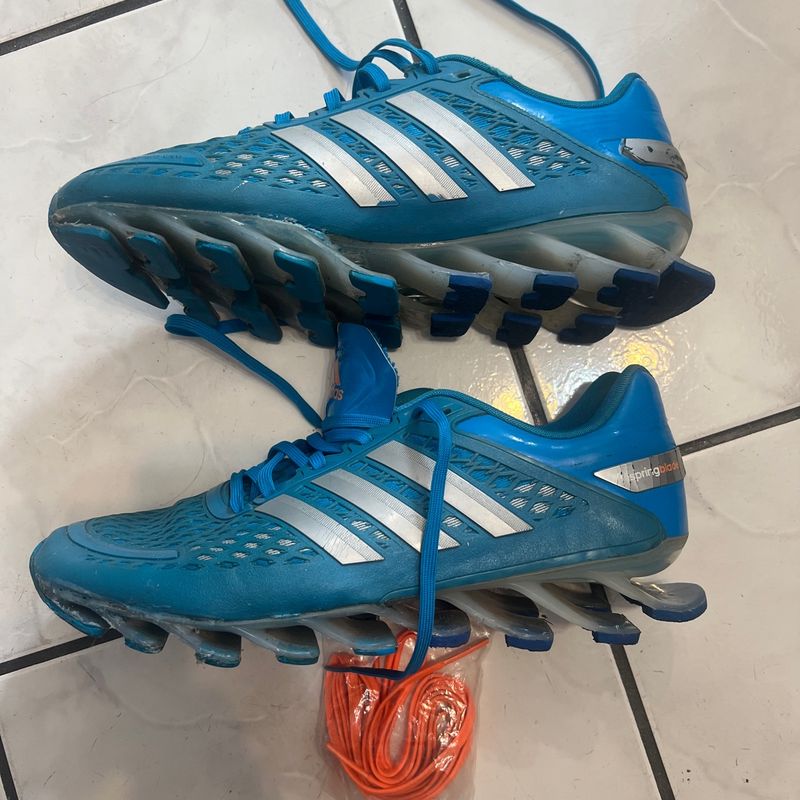 Adidas springblade 2024 azul e laranja