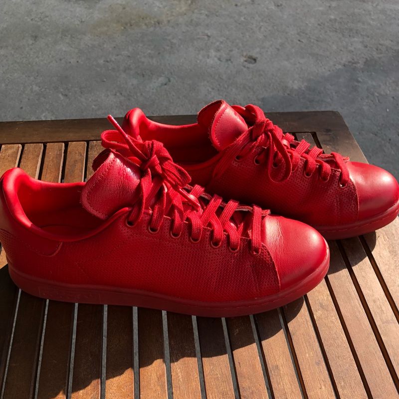Adidas Sneaker Stan Smith Vermelhas Adidas Stan Smith Adicolor