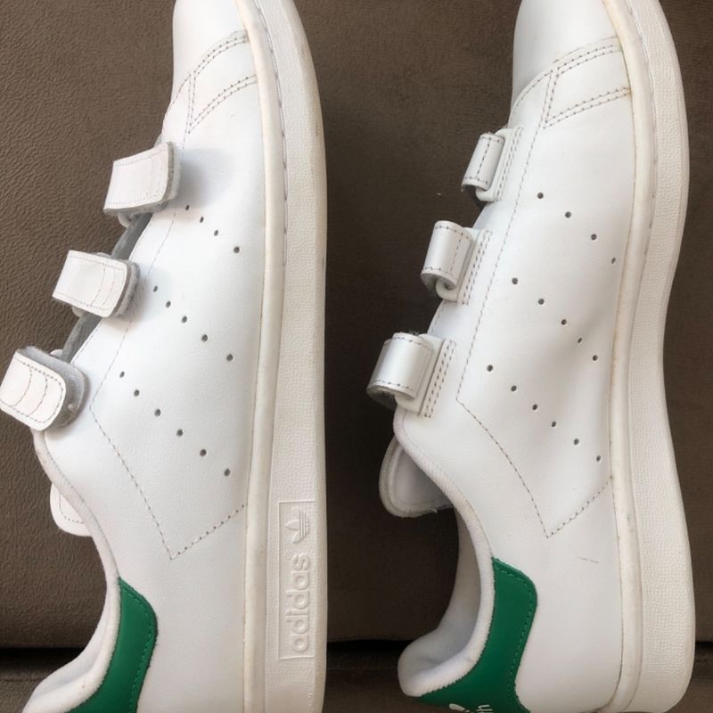 Adidas velcro shop stan smith