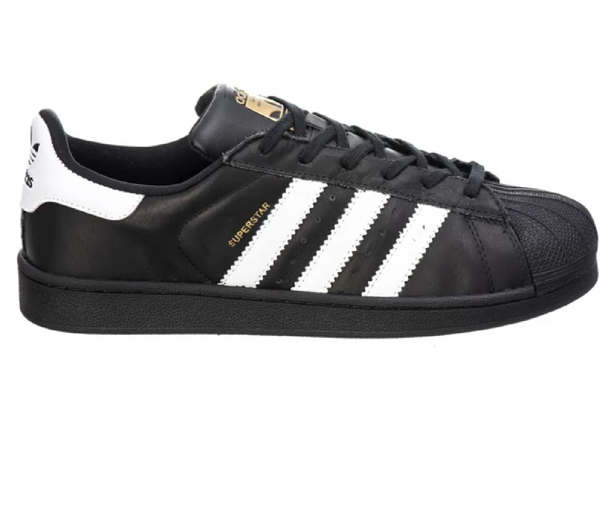 adidas star preto e branco