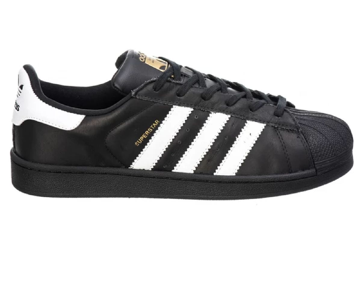 adidas star preto e branco