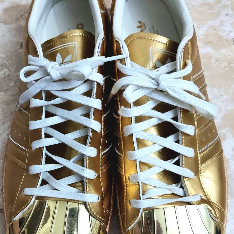 Adidas superstar on sale 80s gold