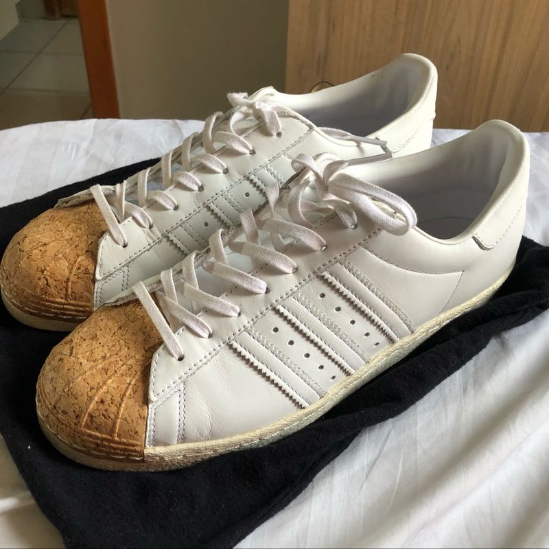 Adidas superstar 80s 2024 metal Rouge homme