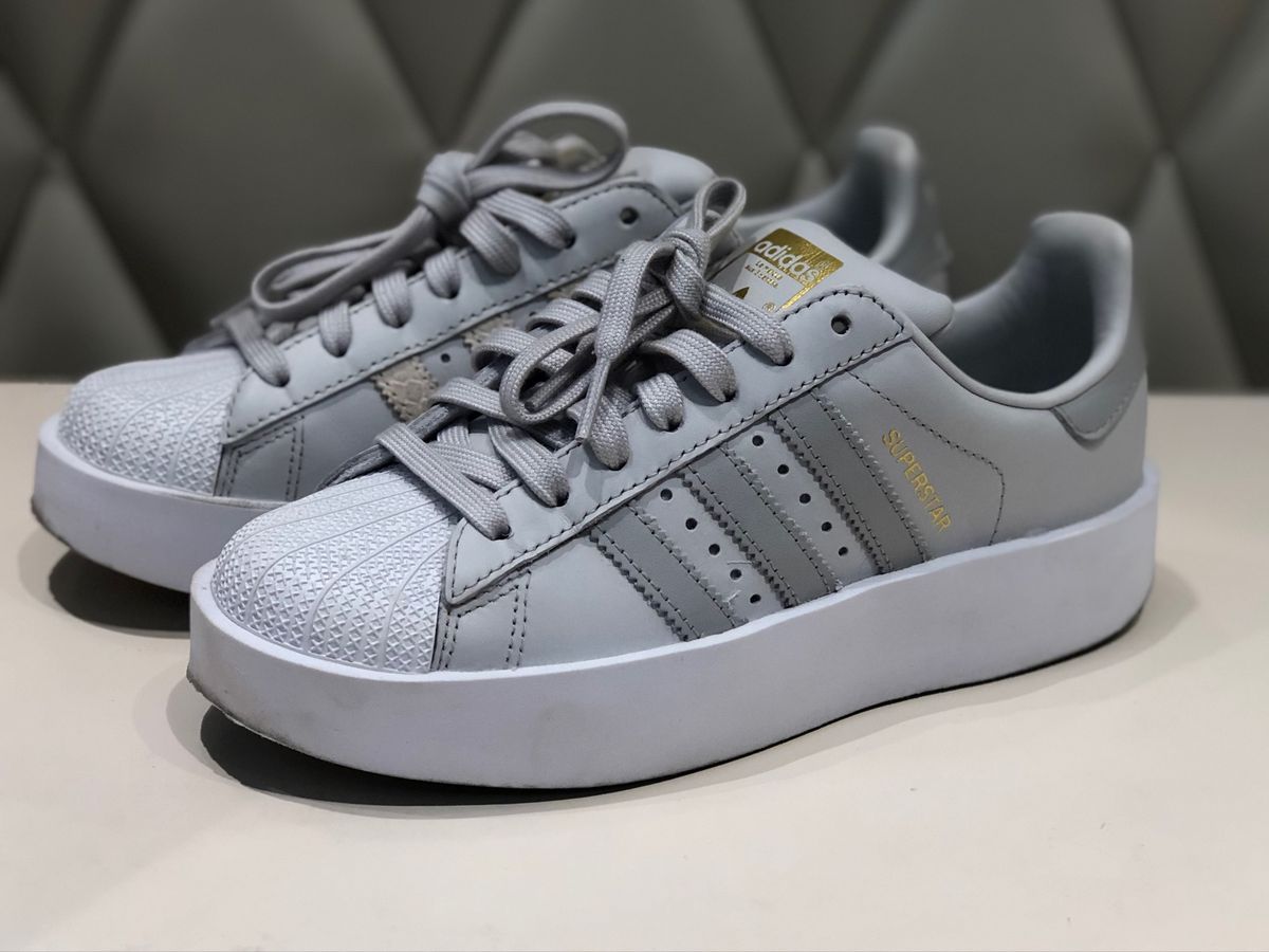 tênis adidas superstar bold feminino