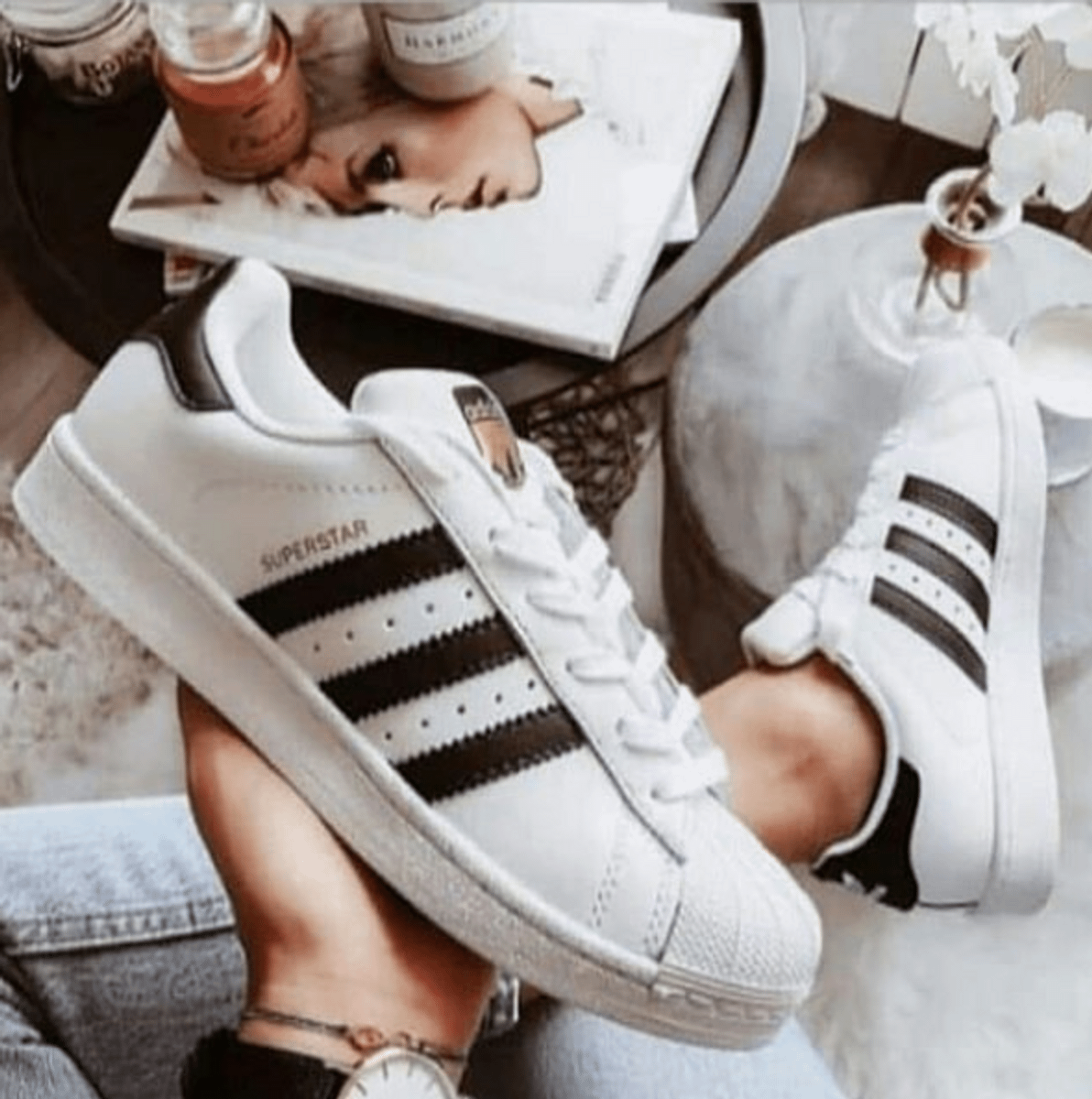 adidas superstar branco masculino