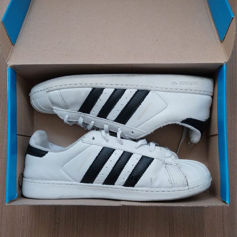 Tênis Adidas Super Star Branco 42, Tênis Masculino Adidas Usado 87375569