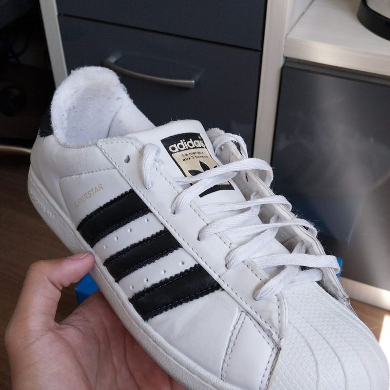 Tênis Adidas Super Star Branco 42, Tênis Masculino Adidas Usado 87375569