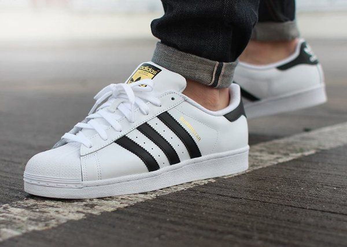 adidas superstar branco masculino