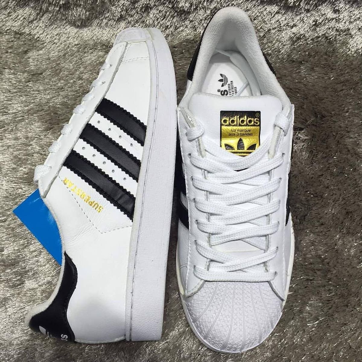 Tênis Adidas Super Star Branco Preto, Tênis Feminino Adidas Nunca Usado  40290063