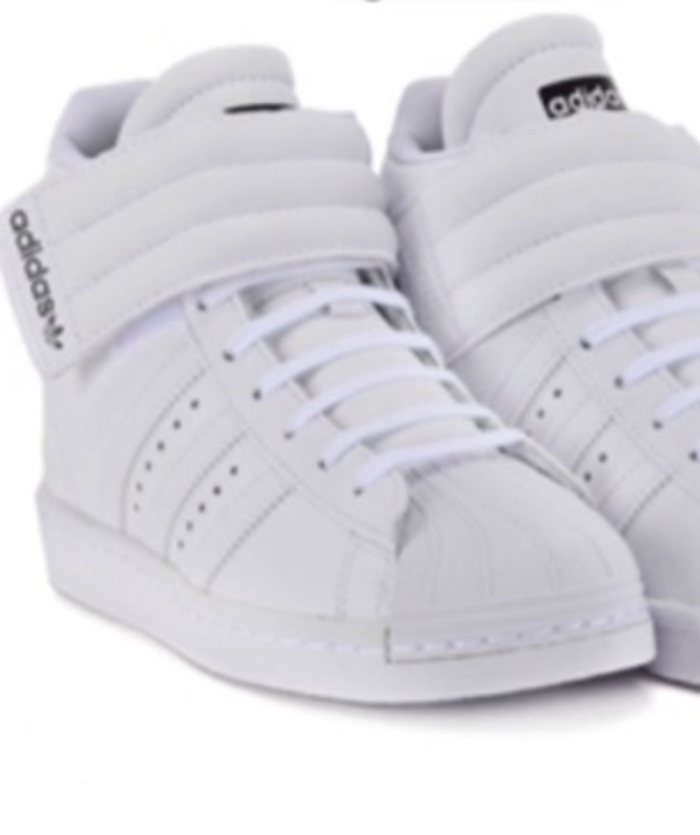 tenis adidas superstar cano alto