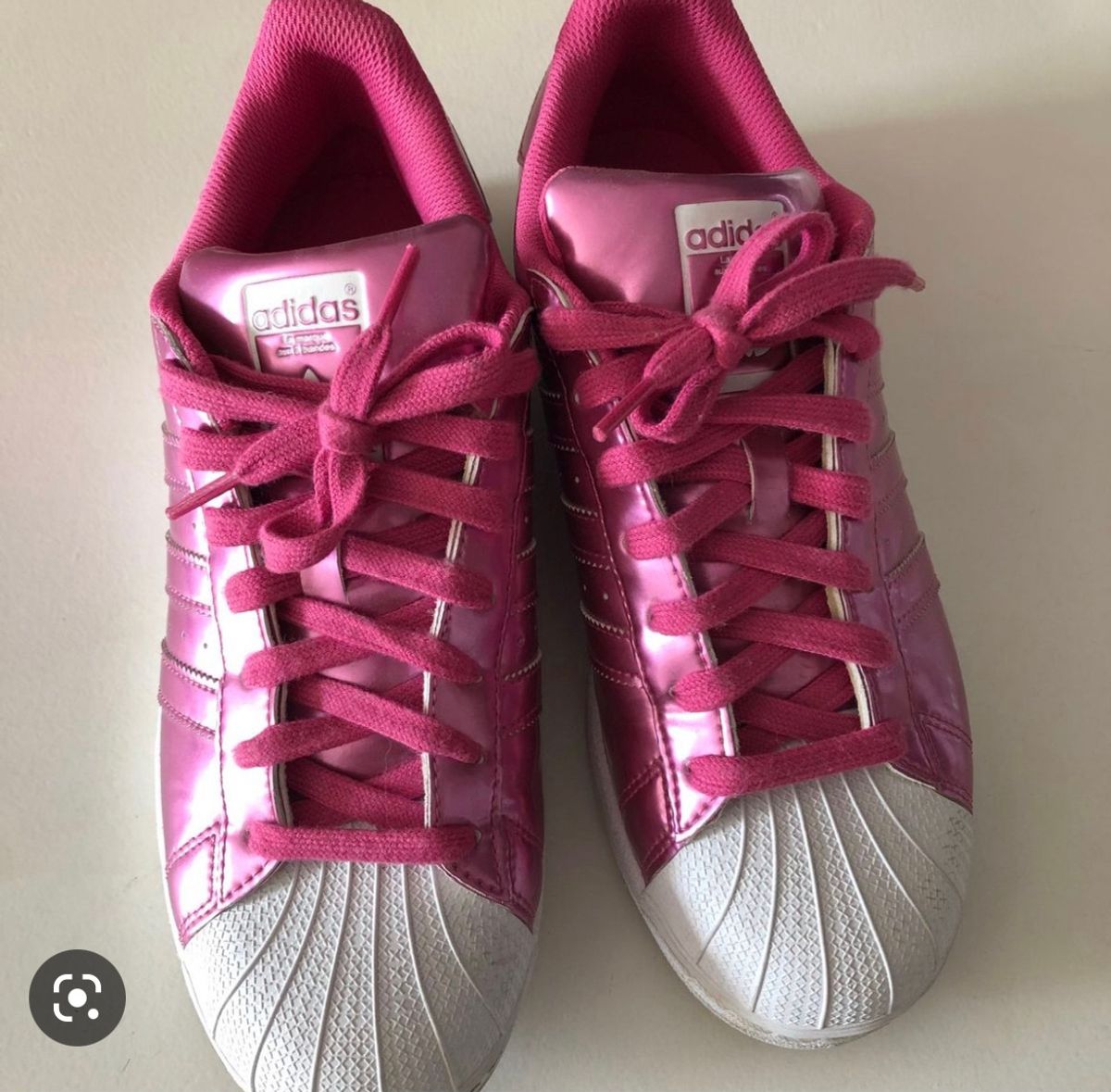 Adidas superstar metallic pink new arrivals