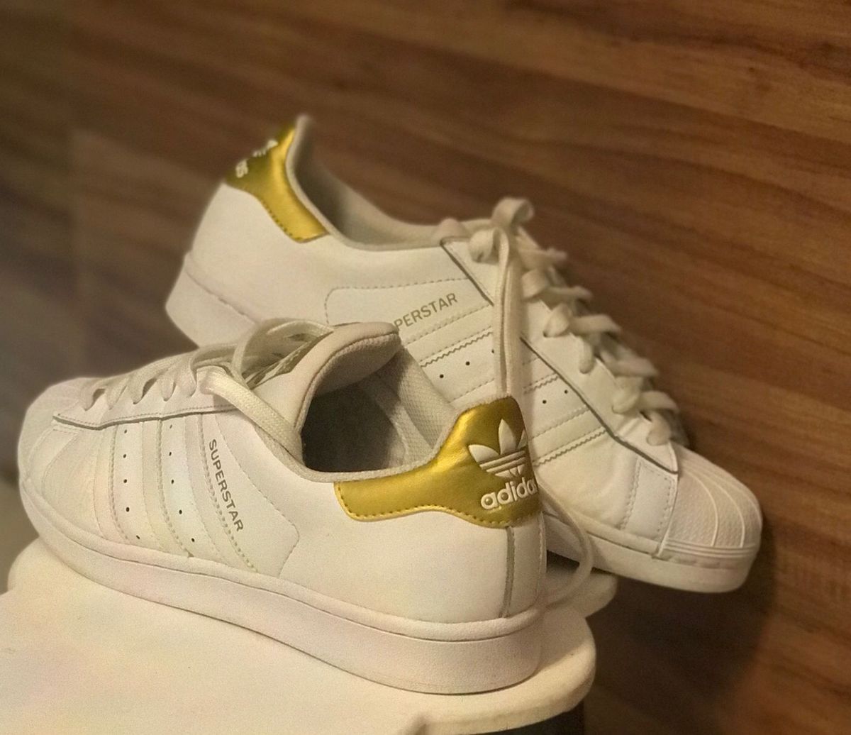 adidas superstar dourado original