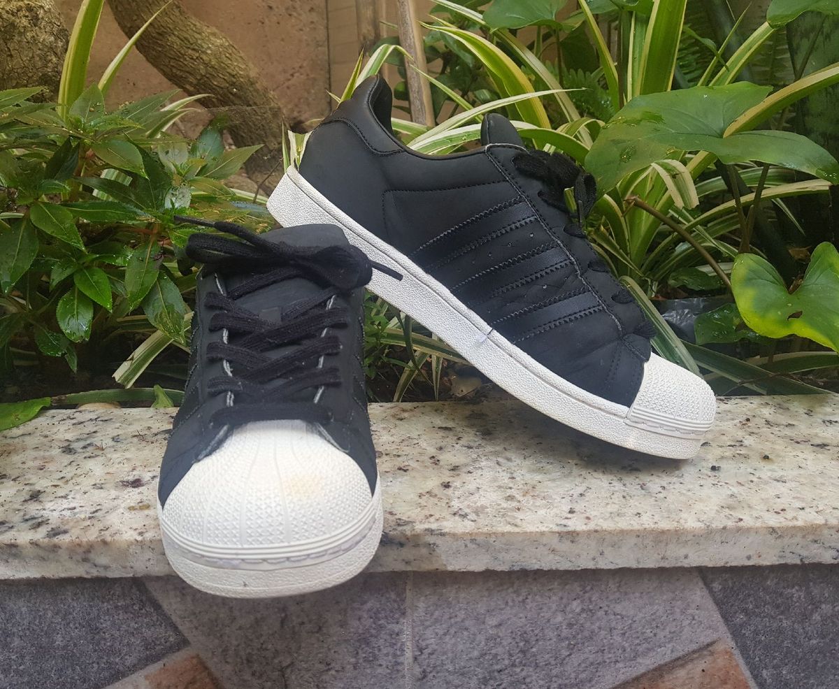 tênis adidas feminino superstar refletivo preto