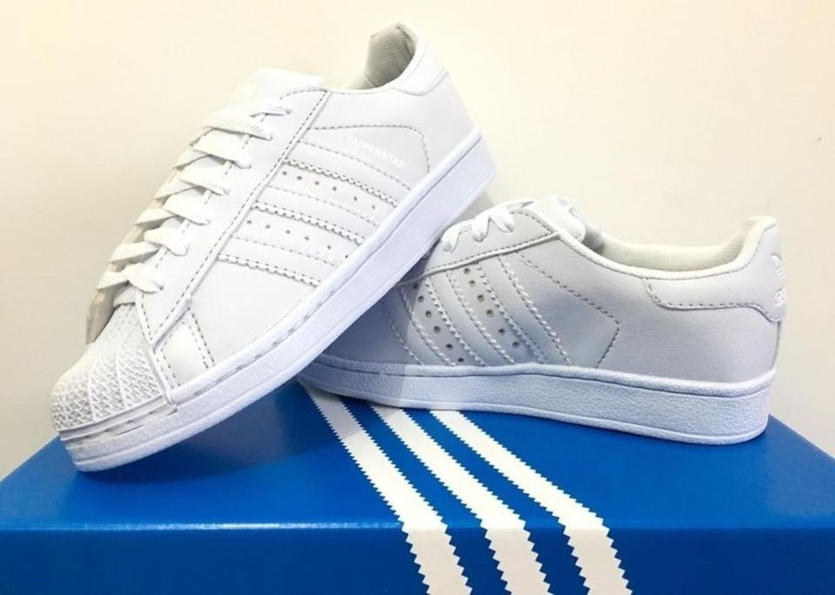 tenis adidas superstar todo branco