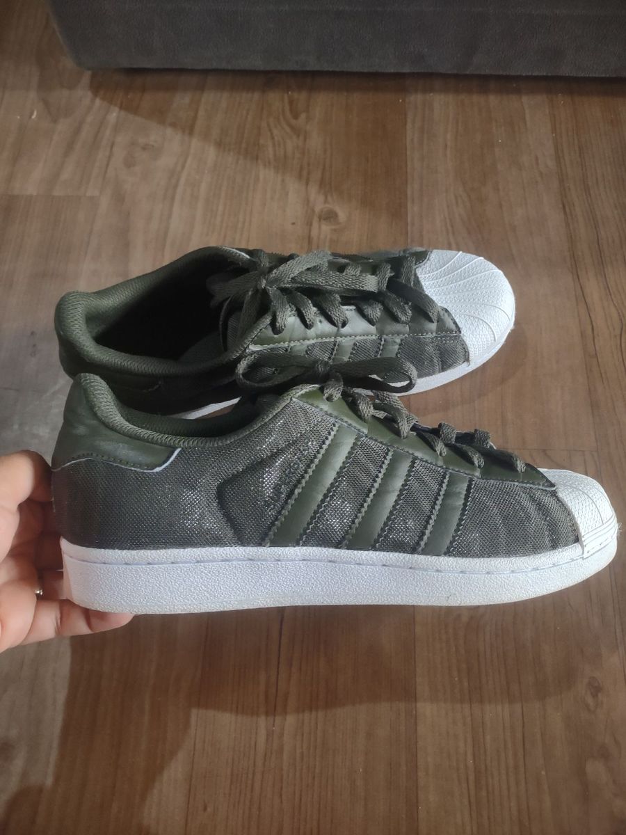 adidas gazelle silver green womens Adidas Originals Superstar 'Tan Green' – ADICTILLAS2025 main image 1